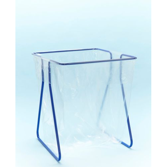 Support stationnaire pour sacs poubelle de 1000 litres, bleu Support stationnaire pour sacs poubelle de 1000 litres, bleu-Lire la description