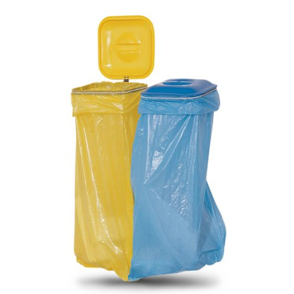 Support de sac-poubelle, montage mural, pour 2 sacs Support de sac-poubelle, montage mural, pour 2 sacs-Lire la description