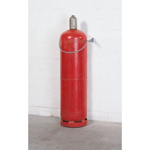 Support mural pour bouteilles de gaz WH 320-S, en acier galvanisé, pour 1 bouteille Ø 320 mm max Support mural pour bouteilles de gaz WH 320-S, en acier galvanisé, pour 1 bouteille Ø 320 mm max-Lire la description