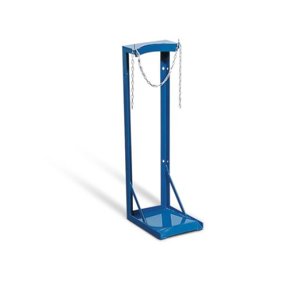 Support pour bouteilles de gaz, pour 1 bouteille de 230 mm Ø, pour fixation murale Support pour bouteilles de gaz, pour 1 bouteille de 230 mm Ø, pour fixation murale-Lire la description
