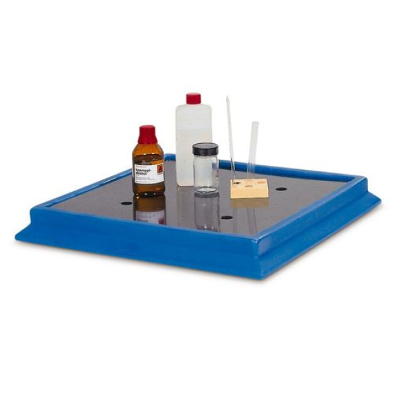 Bac de laboratoire avec surface de pose, en polyéthylène (PE) Bac de laboratoire avec surface de pose, en polyéthylène (PE)-Lire la description