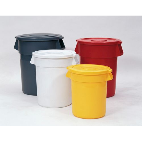 Poubelle multi-usage en polyéthylène (PE), 120 litres, gris Poubelle multi-usage en polyéthylène (PE), 120 litres, gris-Lire la description