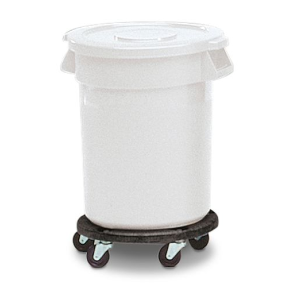 Poubelle multi-usage en polyéthylène (PE), 120 litres, blanc Poubelle multi-usage en polyéthylène (PE), 120 litres, blanc-Lire la description