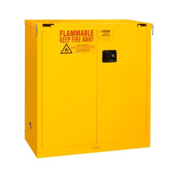 Armoire de sécurité certifiée FM, fermeture automatique, 1 étagère amovible, L = 1092 mm Armoire de sécurité certifiée FM, fermeture automatique, 1 étagère amovible, L = 1092 mm-Lire la description