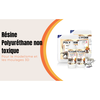 POLYFORM  Résine Polyuréthane Bi composant - 500 gr  Prête en 5 minutes  Meilleure Qualité Prix !-Lire la description