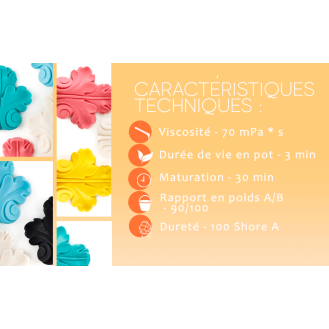 POLYFORM  Résine Polyuréthane Bi composant - 500 gr  Prête en 5 minutes  Meilleure Qualité Prix !-Lire la description
