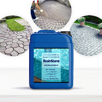 RESINSTONE RESINE METHACRYLIQUE MONOCOMPOSANTE pour sols imprimés - 10 KG-Lire la description