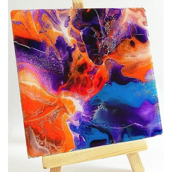 ART PRO DELUXE Résine Epoxy transparente à Haute Viscosité : Motifs Détaillés et Parfaits ! - 1.7 kg-Lire la description