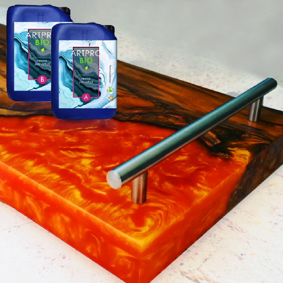 ART PRO BIO Résine Transparente Bio-Durable, pour Créer en Protégeant la Nature - 8.33 kg-Lire la description