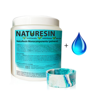 NATURESIN  Résine Minérale à base deau  Très Sécurisante, sans Gants et sans Masque ! - 1000 gr-Lire la description
