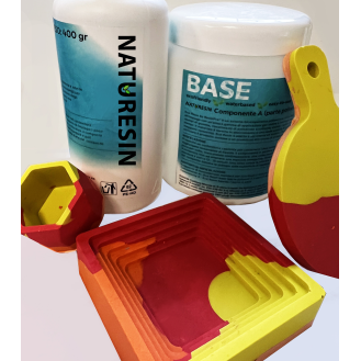 NATURESIN  Résine Minérale à base deau  Très Sécurisante, sans Gants et sans Masque ! - 1000 gr-Lire la description