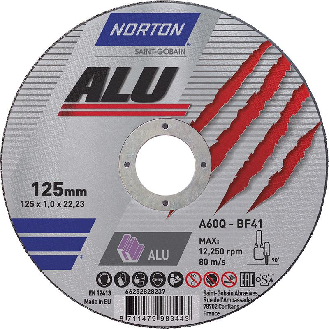 Trennscheibe Alu gerade 125x1,0 mm-Beschreibung lesen