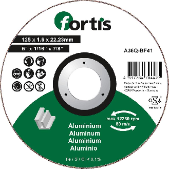 Trennscheibe ALU-NE 125 x 1,6mm gerade-Beschreibung lesen