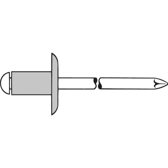 Blindnite Alu Grosskopf K16 4,8x20 mm-Leggi tutto