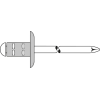 Mehrbereichs-Blindniet Alu/Stahl Großkopf 4,8x17mm GESIPA Mehrbereichs-Blindniet Alu/Stahl Großkopf 4,8x17mm GESIPA