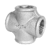 Raccord fileté/taraudé - Croix - Fonte Galva - 1"1/2 F - Pmax: 20 bar