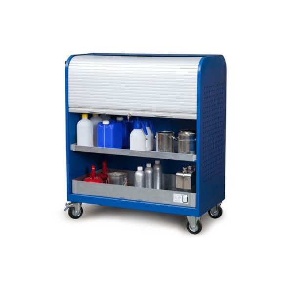 Armoire petites pièces mobile Driver KT-1, largeur 1235 mm, sur roulettes-Lire la description