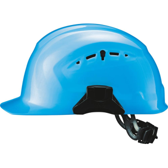 Schutzhelm CrossGuard mit Derhverschluss, blau-Beschreibung lesen