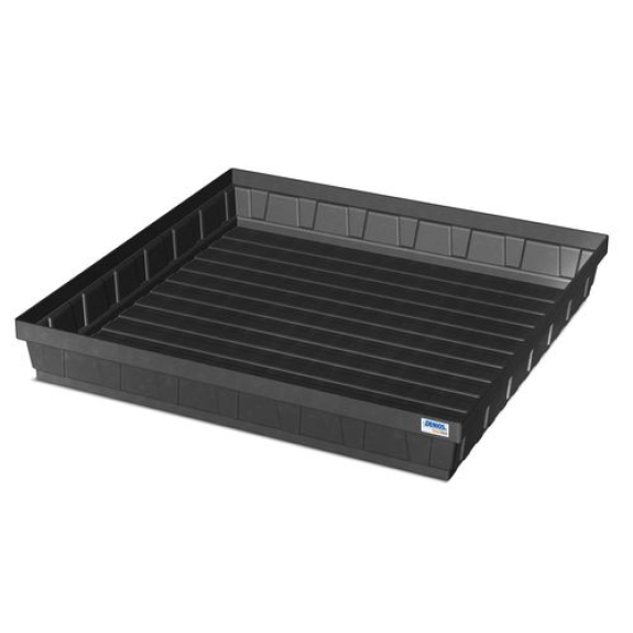Bac de rétention pour bidons base-line, en polyéthylène (PE), sans caillebotis, 31 litres Bac de rétention pour bidons base-line, en polyéthylène (PE), sans caillebotis, 31 litres-Lire la description