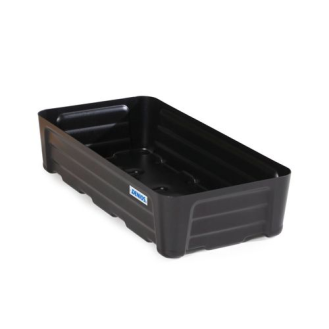Bac de rétention pour bidons pro-line, en polyéthylène (PE), sans caillebotis, 48 litres-Lire la description