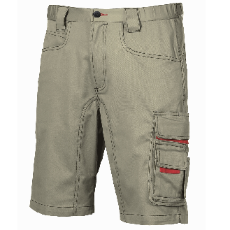 U-Power - Bermuda de travail kaki PARTY-Lire la description