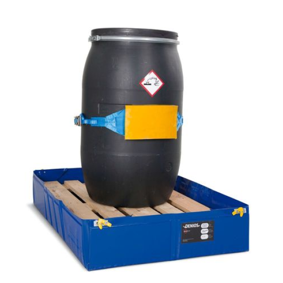 Bac de rétention souple, pliable, multi-usage, 1240 x 840 mm, vol. 210 litres-Lire la description
