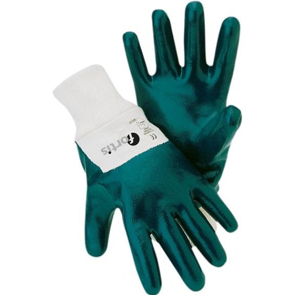 Handschuh Mechanicblue,Nitril,Strickb.,Gr.8,-Beschreibung lesen