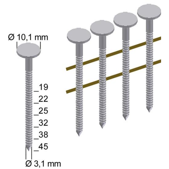 Dachpappnägel zn 7200 StkCNZ31/25NKRI Dachpappnägel zn 7200 StkCNZ31/25NKRI-Beschreibung lesen
