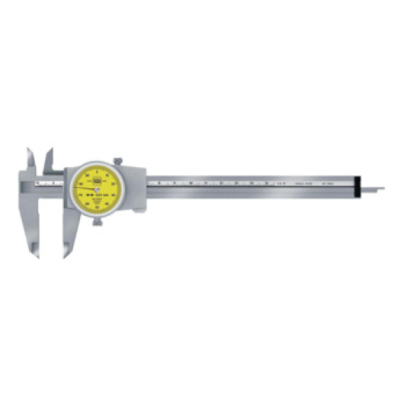Calibre pie de rey TESA con escala redonda 150 mm 0,01 mm-Leer más