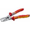 Kabelschere, VDE-isoliert, 210 mm, für Kabel-Ø bis 25 mm Kabelschere, VDE-isoliert, 210 mm, für Kabel-Ø bis 25 mm