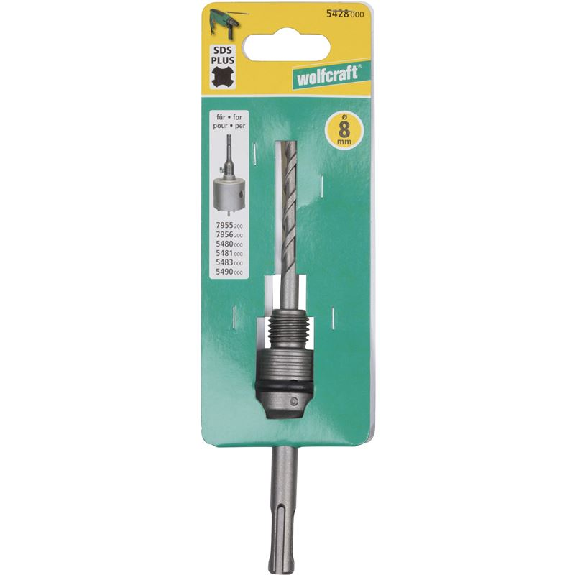 1 adaptador CT para corona de perforación SDS-Plus 110 mm-Leer más