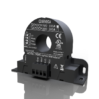 AC/DC Hall-Effekt TRMS-Stromwandler (Â± 100 A) mit 0..10 V Ausgang, T201DCH100-Beschreibung lesen