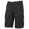 U-Power - Bermuda de travail noir Slim SUMMER