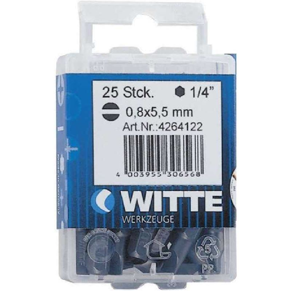 426410 - 25 Puntas en cajita de plástico largo 25mm (PL 4)-Leer más