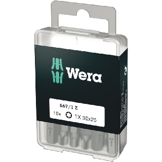 Punta TORX 867/1 Z TORX 30 x 25 mm DIY-Box 10 piezas --Leer más