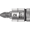 Vaso de punta Zyklop 1/4 8755 A PZ 2 x 28 mm -