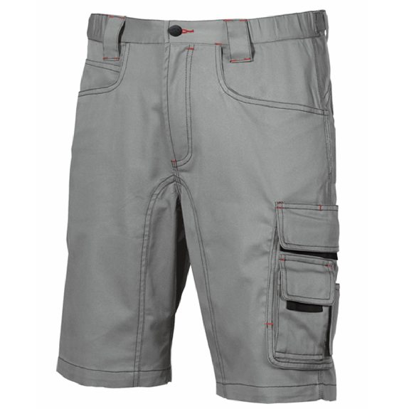 U-Power - Bermuda de travail gris clair PARTY-Lire la description