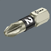 Punta Pozidriv zona de torsion acero inox 3855/1 TS PZ 2 x 25 mm SB -