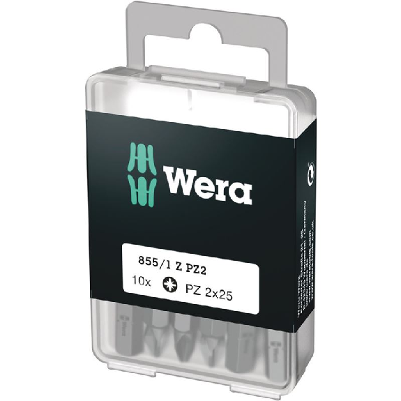 Punta Pozidriv 855/1 Z PZ 2 x 25 mm DIY-Box 10 piezas --Leer más