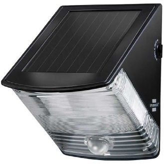 Foco LED mural r SOL 04 plus 85 lm con detector de movimiento y protección IP44 85-Leer más