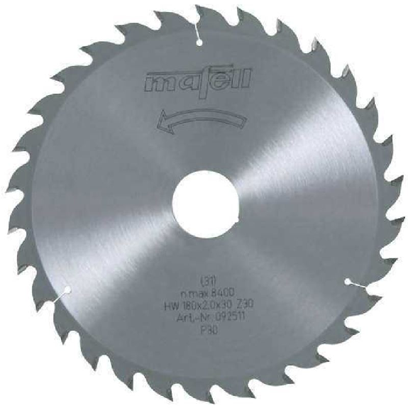 Mafell Sgeblatt-HM, 180 x 1,4/2,0 x 30 mm, Z 30, WZ, fr universellen Einsatz-Beschreibung lesen