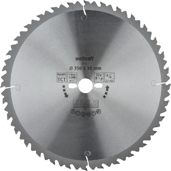 1 disco para sierras circulares de mesa CT. 32 dientes  350 mm 6666000-Leer más