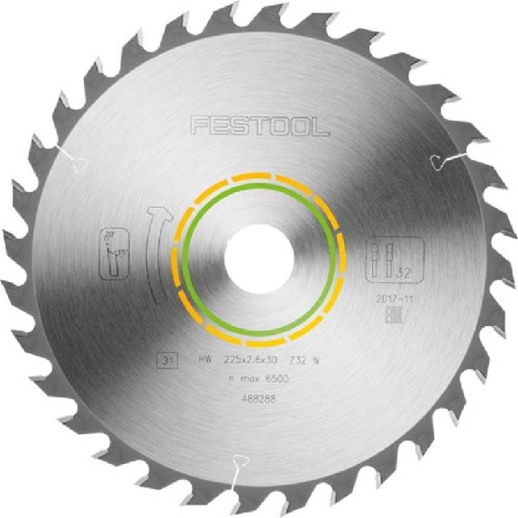 Hoja de sierra HW 225x2.6x30 W32 WOOD UNIVERSAL - 488288 --Leer más