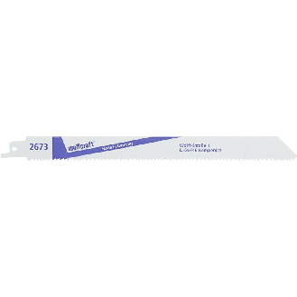 2 hojas de sierra de sable BiM. universal. basto. L 230 mm 2673000-Leer más