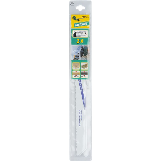 2 hojas de sierra de sable BiM. universal. basto. L 230 mm 2673000-Leer más