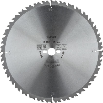 1 disco para sierras circulares de mesa CT. 36 dientes  400 mm 6668000-Leer más