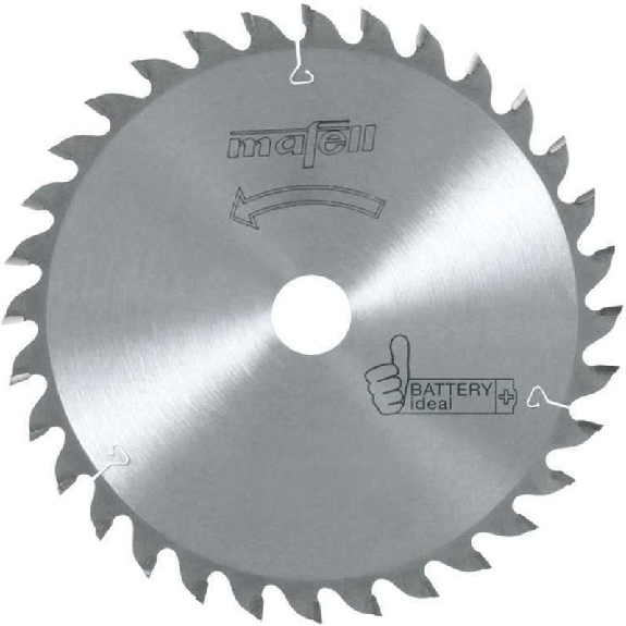 Mafell Sgeblatt-HM, 185 x 1,2/1,8 x 20 mm, Z 32, WZ, Battery ideal, fr Lngs--Beschreibung lesen