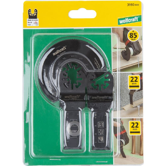1 juego de accesorios de la sierra vibratoria PRO de 3 piezas-Leer más