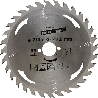 Disco de sierra circular 32 dientes 210 mm-Leer más