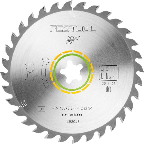 Hoja de sierra HW 190x2.6 FF W32 WOOD UNIVERSAL - 492048 --Leer más
